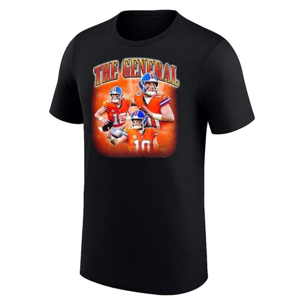 Bo Nix Denver Broncos Football The General Graphic T-Shirt .